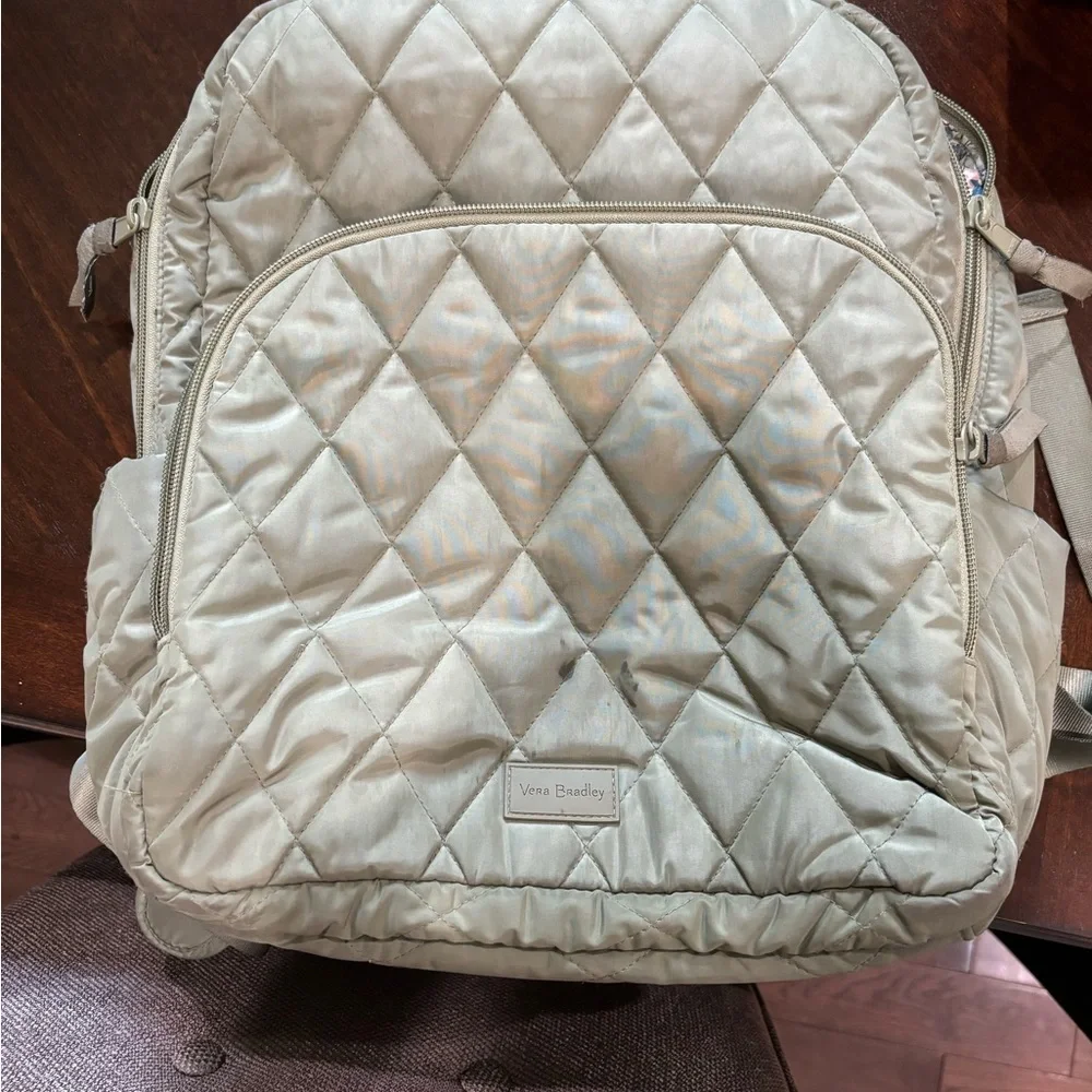 Vera Bradley backpack! Light army green color! - Picture 1 of 11